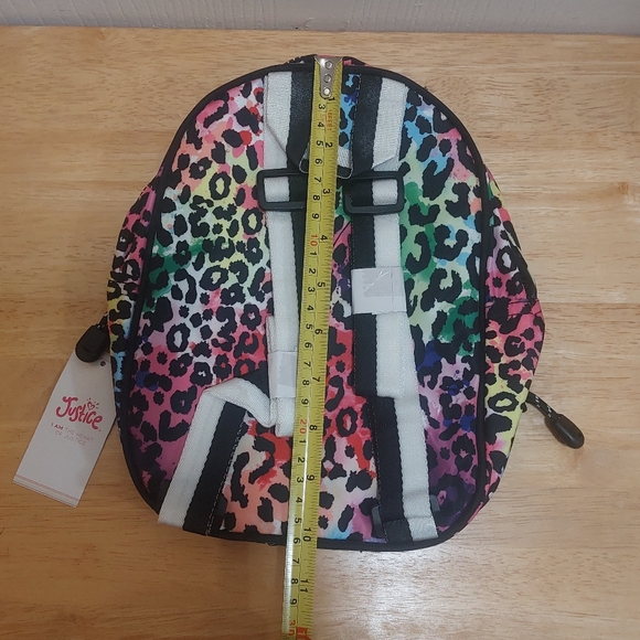 NWT Girl's Justice Sport Mini Backback Purse/Bag Multicolored Animal Print - Picture 9 of 10